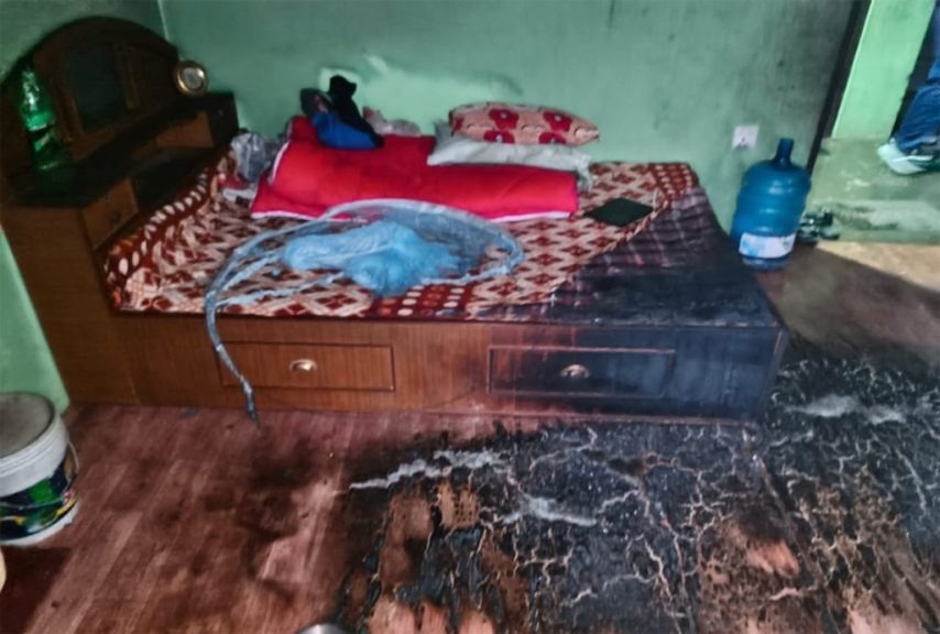 सिन्धुलीमा भान्सा कोठामा आगलागी हुँदा बुहारीको मृत्यु, ससुरा घाइते